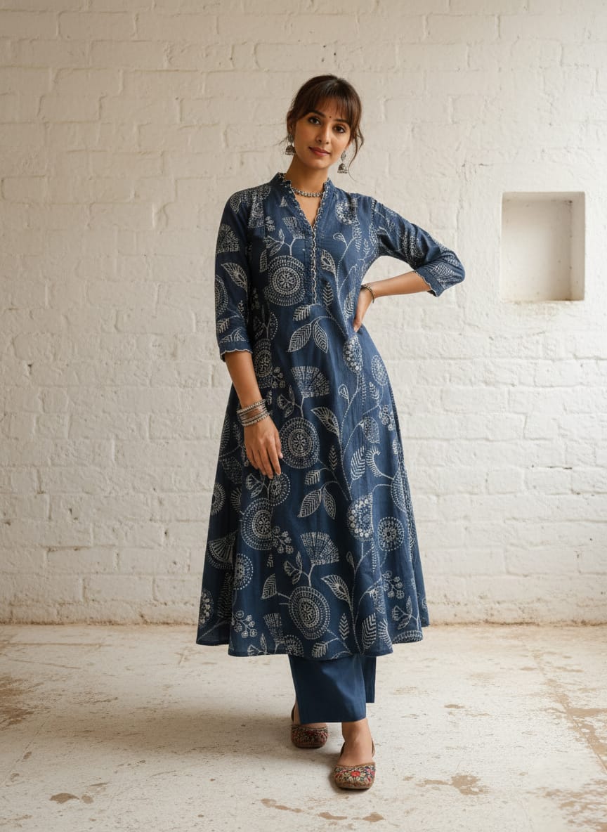 Cotton Aline Kurta Pant set