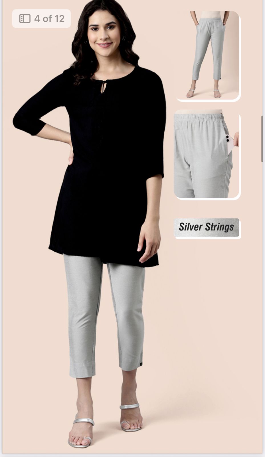 Metallic Pant