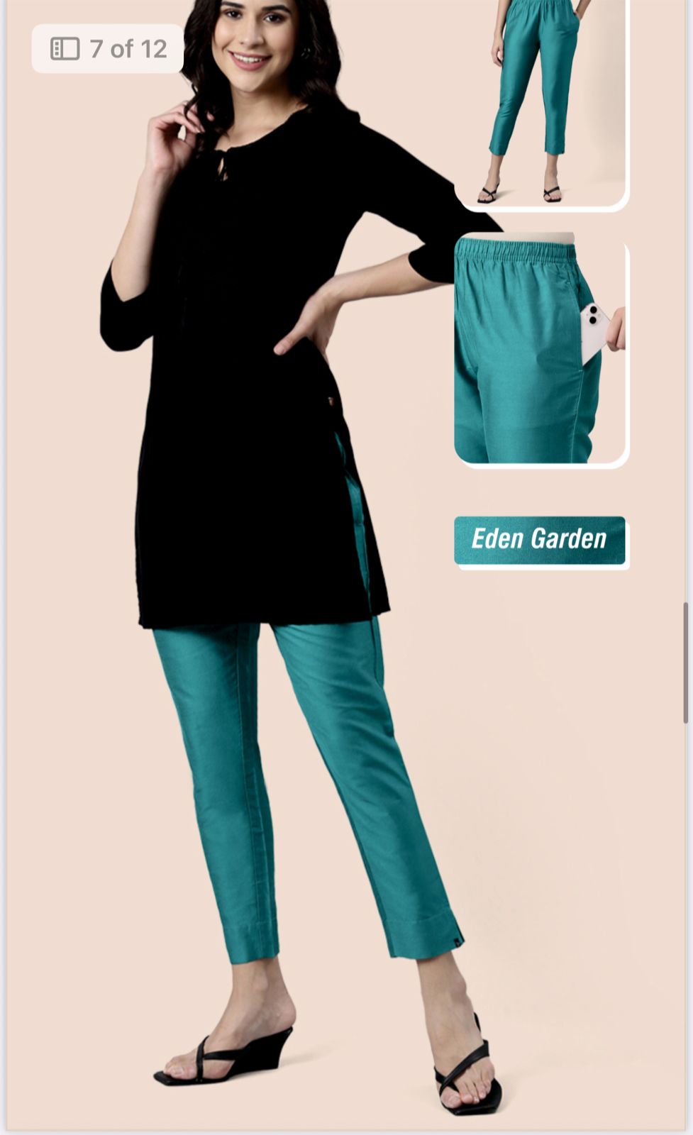 Metallic Pant